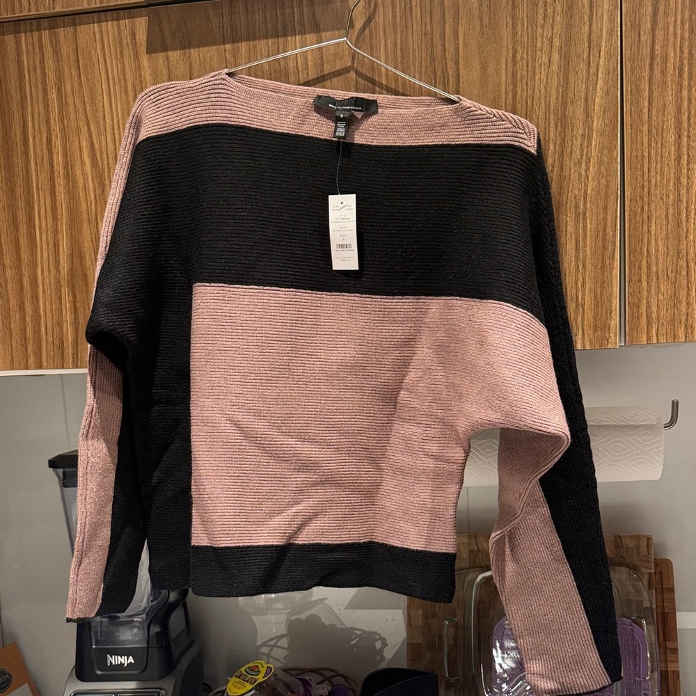 Never work black and brown sweater with tags from Black House White Market